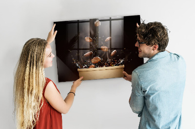 Magnetisch wandbord Hete koffie