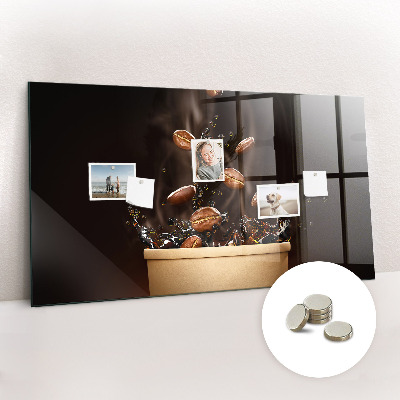 Magnetisch wandbord Hete koffie