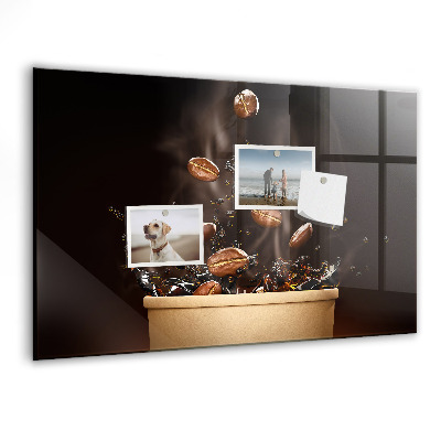 Magnetisch wandbord Hete koffie
