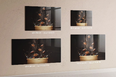 Magnetisch wandbord Hete koffie