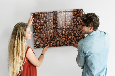 Magnet board Koffiebonen