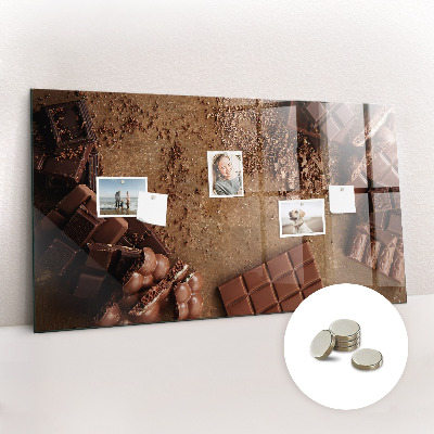 Memobord keuken Chocolade repen
