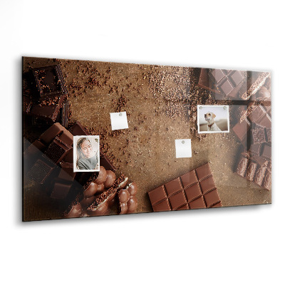 Memobord keuken Chocolade repen