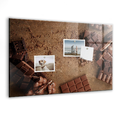 Memobord keuken Chocolade repen