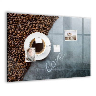 Magnetisch wandbord Een kopje koffie