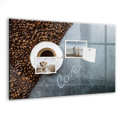 Magnetisch wandbord Een kopje koffie