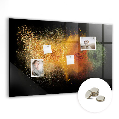 Memobord keuken Gemorste kruiden