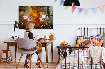 Magnetisch wandbord Specerijenabstractie