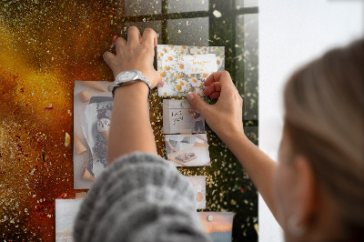 Magnetisch wandbord Specerijenabstractie