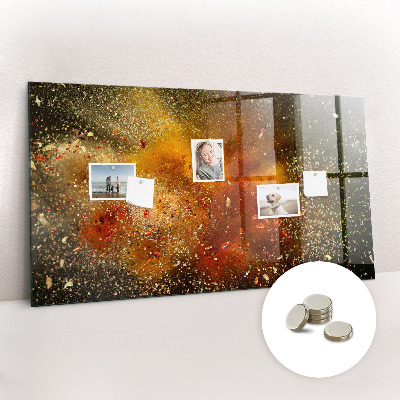 Magnetisch wandbord Specerijenabstractie