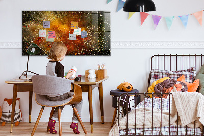 Magnetisch wandbord Specerijenabstractie