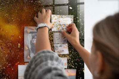 Magnetisch wandbord Specerijenabstractie