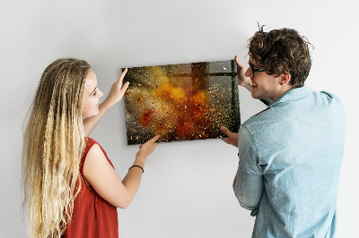 Magnetisch wandbord Specerijenabstractie