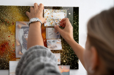 Magnetisch wandbord Specerijenabstractie