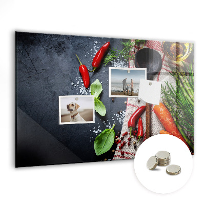 Magnetisch wandbord Groenten