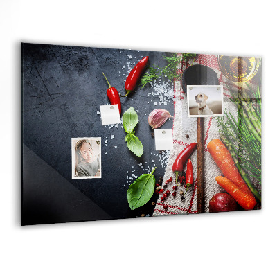 Magnetisch wandbord Groenten