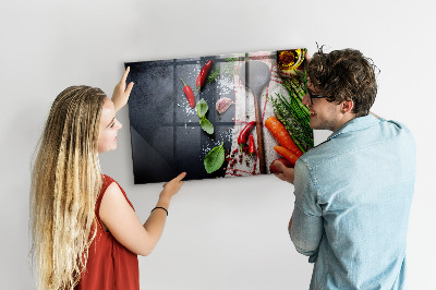 Magnetisch wandbord Groenten