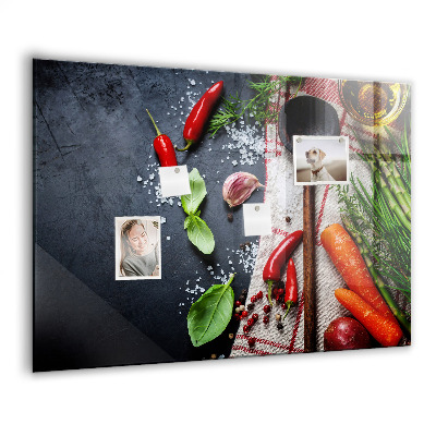 Magnetisch wandbord Groenten