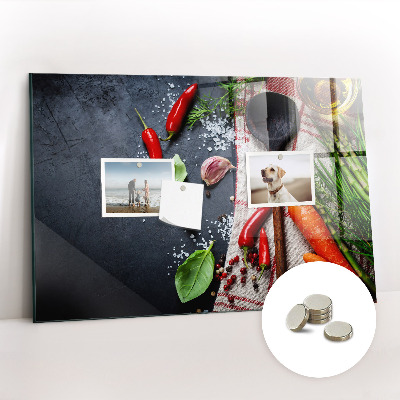 Magnetisch wandbord Groenten