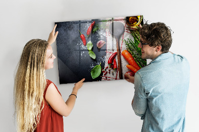 Magnetisch wandbord Groenten