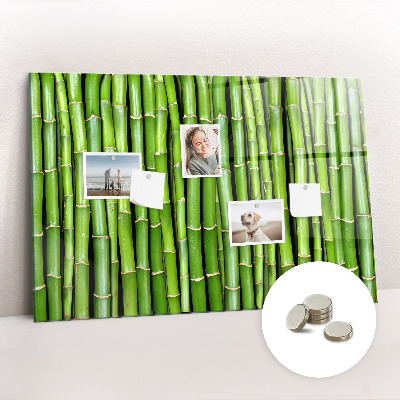 Magnet board Bamboe muur