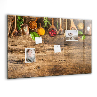Magnetisch wandbord Lepels kruiden