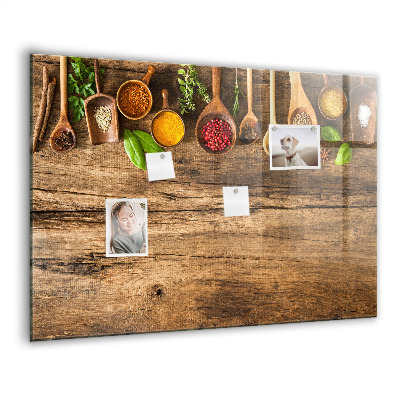 Magnetisch wandbord Lepels kruiden