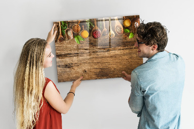 Magnetisch wandbord Lepels kruiden