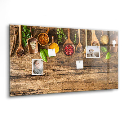 Magnetisch wandbord Lepels kruiden