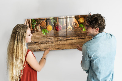 Magnetisch wandbord Lepels kruiden