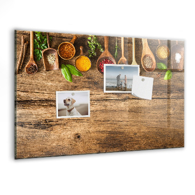 Magnetisch wandbord Lepels kruiden
