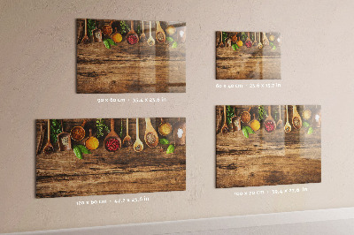 Magnetisch wandbord Lepels kruiden