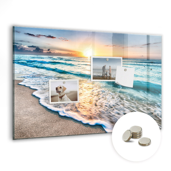Magnetisch wandbord Strand zeezand