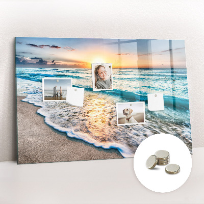 Magnetisch wandbord Strand zeezand