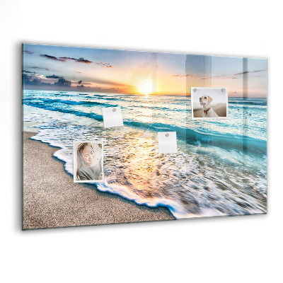 Magnetisch wandbord Strand zeezand