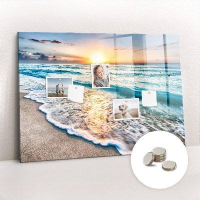 Magnetisch wandbord Strand zeezand