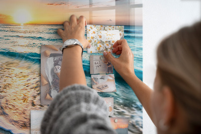 Magnetisch wandbord Strand zeezand