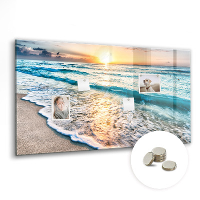 Magnetisch wandbord Strand zeezand