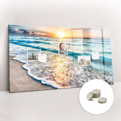 Magnetisch wandbord Strand zeezand