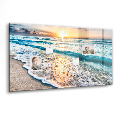 Magnetisch wandbord Strand zeezand