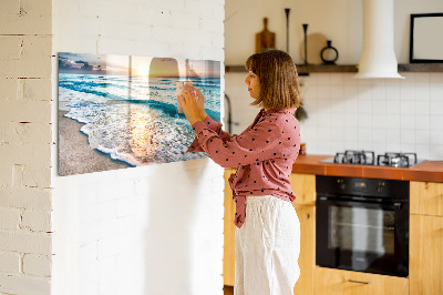 Magnetisch wandbord Strand zeezand