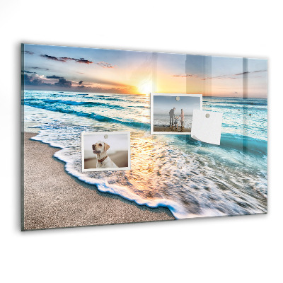 Magnetisch wandbord Strand zeezand