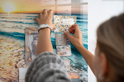 Magnetisch wandbord Strand zeezand