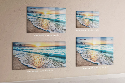 Magnetisch wandbord Strand zeezand