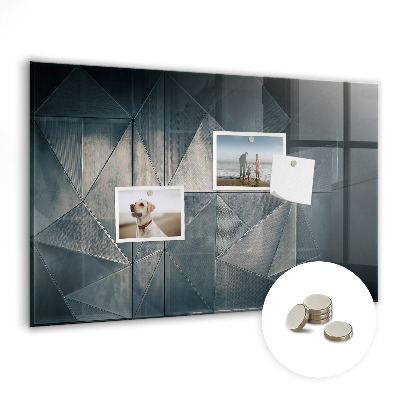 Memobord keuken Metaalabstractie