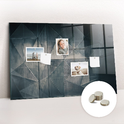 Memobord keuken Metaalabstractie