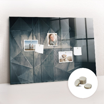 Memobord keuken Metaalabstractie