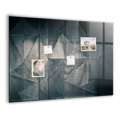 Memobord keuken Metaalabstractie