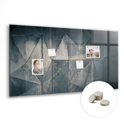 Memobord keuken Metaalabstractie