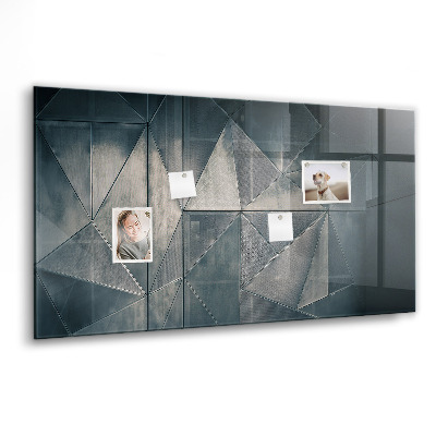 Memobord keuken Metaalabstractie